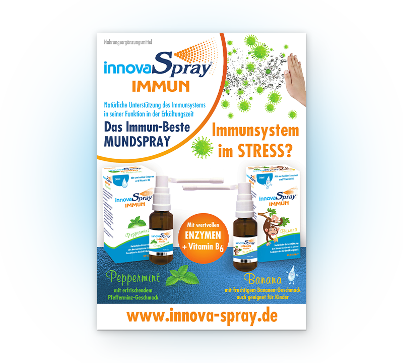 Plakat innovaspray® DIN A1